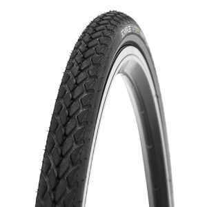 Pneu City 16 X 1.35 Schwalbe Marathon Green Noir Tr (35-349) Renfort Greenguard Flanc Reflex Compatible VAE (Brompton)