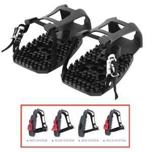 Pédale Route - VTT Résine Pour Adapter Sur Cales Look - Shimano Et Autres Pour Pedaler Sans Les Chaussures De Vélo (Paire)