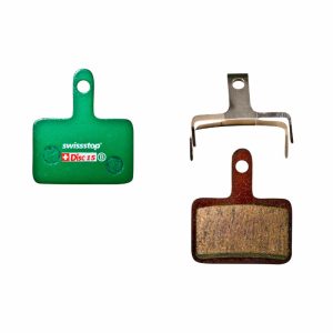 Plaquette De Frein VTT Shimano Deore M515,M486,M485,M575,M395 (Swissstop Organic - Disc 15C) (Paire Sur Carte) - Compatible VAE (Offre Spéciale)