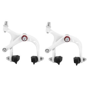 Caliper Road Brake-Fixie Shoe Newton Aluminum White Painted for Wheel 700 (Pair)