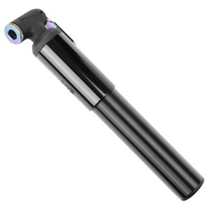 Pompe Mini VTT Zefal Mt Mini Tout Alu Noir Mat 4Bars 230 mm Vs-Vp 208G Pour Pneu Section De 2.00 À 3.00" Avec Clips Fixation