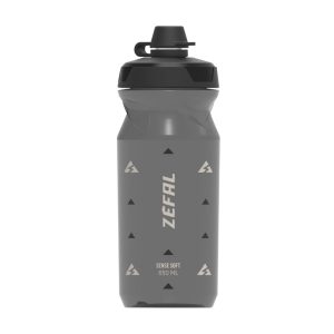 Bidon Zefal Sense Soft 65 No-Mud Noir Fume 650Ml (Bouchon Sécurité Anti-Goutte)