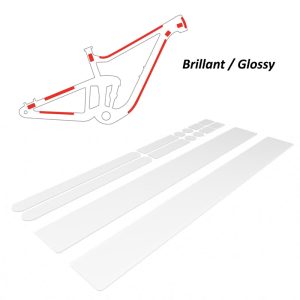 Protection Cadre Zefal Skin Armor XL Invisible Pour Cadre Brillant (Planche De 11 Pieces)