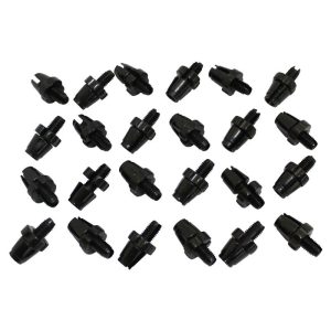 Screw Hollow Cable Tensioner Bike M10 Split Aluminum Black (Bag 25 Parts)