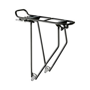 Porte Bagage Vélo Arrière A Tringles Racktime Stand It 2.0 Touring Noir 29" Compatible Systeme Racktime Snapit 2.0 -Poids Maxi 25 Kg