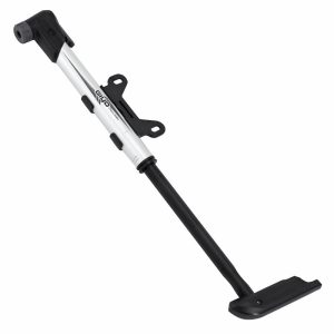Pompe Mini Route-VTT Giyo Corps Alu Argent Vp-Vs (Poignée En T) (Sur Carte) - Lg 270 mm Et 8 Bars
