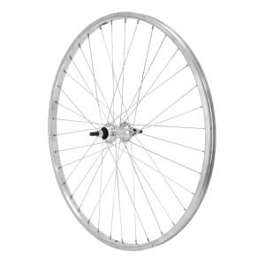 City Wheel Shoe 650X35B Rear Rim and Aluminum Hub Solid Axle Freewheel 1-3V (35-584) (Sold with Nut 10X100) Rim 19C