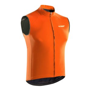 Coupe Vent Gist Micron Orange Sans Manche L