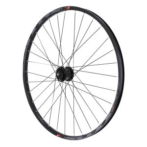 MTB Disc Wheel, Quick Release 29" Klixx Double Wall Front Black Shimano Hub CenterLock Dynamo 6 Volt-3W - Cpk - Rim 23C 32 Spokes