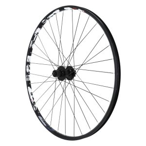 MTB Disc Wheel, Quick Release 29" Karma Rear Black Shimano Hub M475 Rotor 6 Holes Cassette Shimano Type 11-10-9-8V 32 Rim Spokes 21C