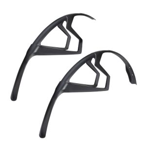 Garde Boue Route Polisport R-Mud Noir Fixation Velcros (Vendu A La Paire)