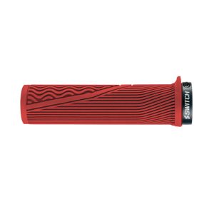 Poignée City-VTT Switch Drift Avec Lock-On Rouge (Paire)