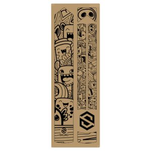 Autocollant-Sticker De Protection Cadre Vélo Skuad Modele Comics Noir (3M)