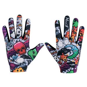Gants Vélo VTT Long Gist Faster Deco Murales L (Paire Sur Carte) Sans Velcro Compatible Ecran Tactile