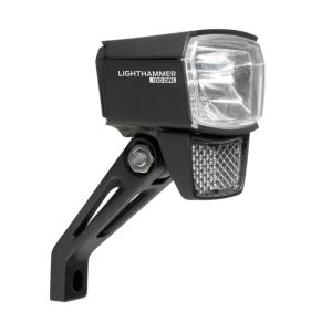 Éclairage Vélo VAE - E-Bike Avant Sur Fourche Trelock Ls890 6-12V 100 Lux Noir - Pour Voir A 100M Et Visible A 5Kms
