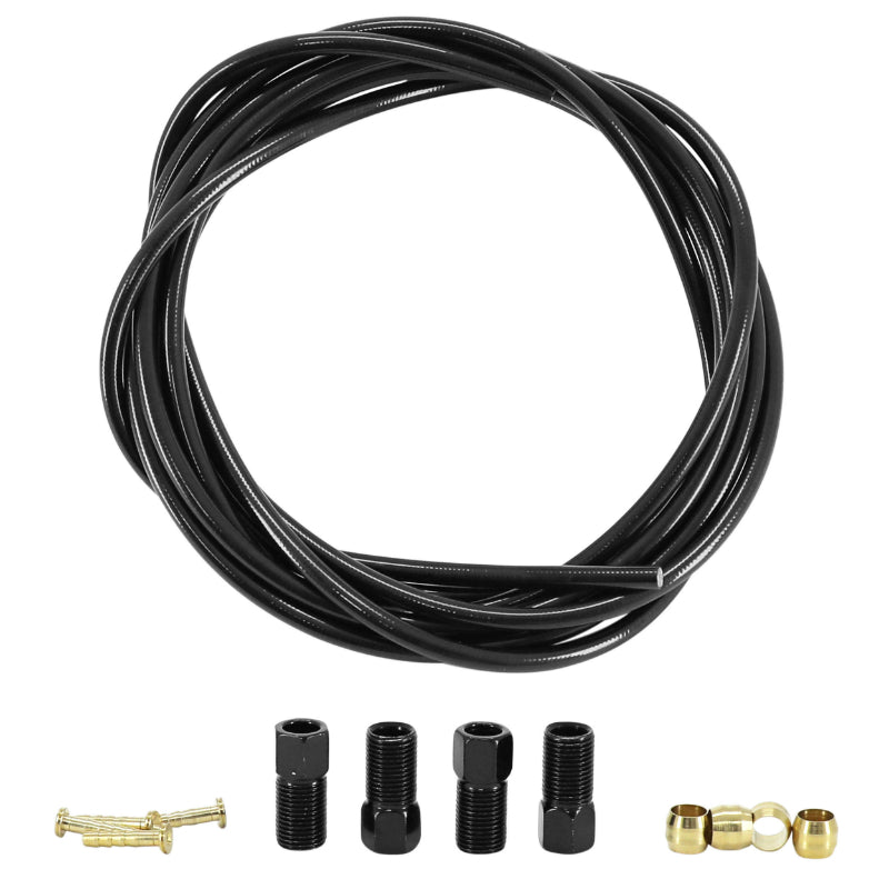 Durite Pour Frein A Disque Type Shimano Bh59 Noir - Avec 4 Raccords Olives Et Pins Pour Gaine Hydraulique Deore-Alivio-Altus Longueur 3000 mm
