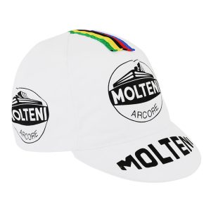 Casquette Vintage Molteni Champion Du Monde Blanc