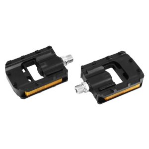 City Pedal Newton Folding Full Aluminum Black-Black 9-16 Bearing (Pair on Card)