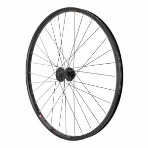 Hybrid Wheel - Cargo - E-bike - E-Bike - Longtail Rotor Lockring 700 X 35 - 28" Kargo L Hub Velox Front Black 6 Holes (Reinforced) Rim 25C 32 Spokes Black