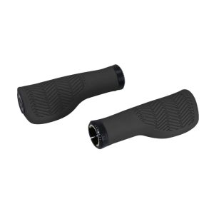 City Grip Herrmans Nucore Town Ergonomic with Lock-On Black L 130 mm Dia 22 mm (Pair on Card)