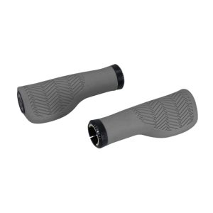 City Grip Herrmans Nucore Town Ergonomic with Lock-On Grey L 130 mm Dia 22 mm (Pair on Card)