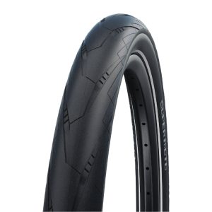 Pneu VTT Suv - VAE 28 X 1.50 Schwalbe Super Moto Slick Noir Tr (40-622) Double Defense Flanc Reflex Compatible VAE