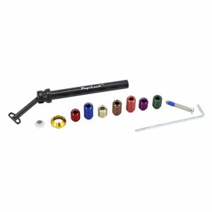 Axe Traversant - Blocage Rapido Roue Route Avant Lg 105 mm M12X100 Compatible Tout Filetage