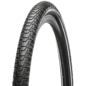 Pneu VTC Urbain - VAE 700 X 37 Hutchinson Haussmann Infinity Protect Noir Tr Reinforced 5 mm Flanc Reflex (37-622) Homologué VAE E50