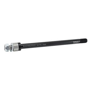 Axe Traversant - Remorque Roue Arrière Blackbearing Filetage M12X1.75 mm Pour 12X142-148 (174-180 mm) Avec Entretoise