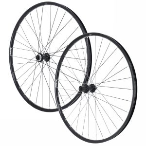 Roues VTT Disque Blocage 26 Karma Noir Double Paroi Avec Oeillets Moyeu Shimano Tx505 Centerlock 9-10-11V 3(Paire) 32 Rayons Noir Jante 21C