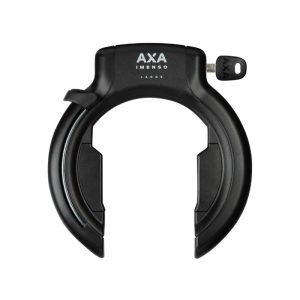 Antivol Vélo Fer A Cheval Axa Imenso Grande Ouverture 75 mm Noir (Sans Fixation) - Compatible Plug Ulc- Sécurité Niveau 12-15 (Clé Retractable)