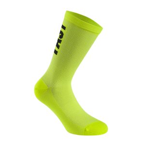 Chaussettes - Socquettes Été Gist Ride Fast Jaune Fluo 44-47 Antibacterien - Hauteur 22 cm (Paire)