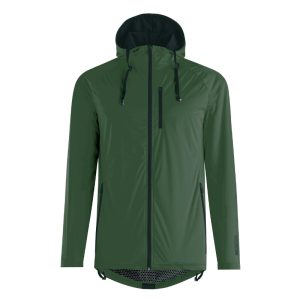 Veste De Pluie Adulte Gist Micron Waterproof 15 Micron Avec Capuche Vert Kaki S