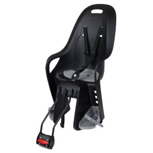 Child Seat Rear Polisport Fix on Frame Koari Black Cushion Grey (9 22Kgs) Compatible Frame 29" and Small Frames Approved 14344