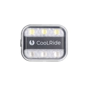 Éclairage Vélo Coolride Usb Arrière Clip Sur Tige De Selle Et Adaptateur Pour Fixation Sac A Dos 6 LED