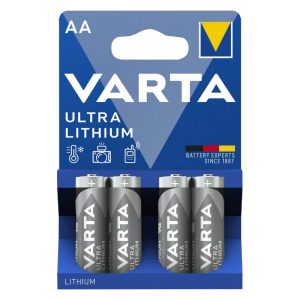 Pile Lr06 1.5V Varta Ultra Lithium Aa (Vendu Par 4)
