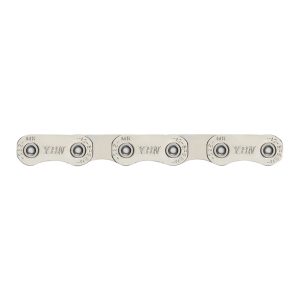Chaîne Vélo 12V. VTT-VAE Ybn Flattop Argent Renforcé 136 Maillons Compatible Shimano Et Sram