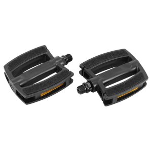 City Pedal Marwi Black Resin with Inserts Super Grip 9-16" (Pair on Card)