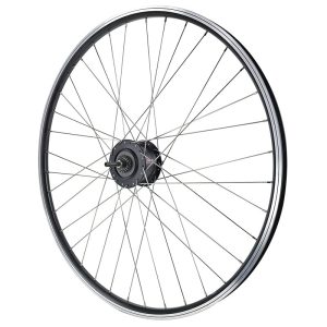 Roue VTC Patin 700 X 35 - 28" Er10 Arrière Noir Double Paroi Moyeu Nexus 7V 36 Rayons INOX (Sg-C30001-7R)