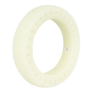 Pneu Trottinette Plein 8.5 X 2.00 Vert Fluorescent (Pour Xiaomi M365 Et Autres) Largeur Int 37 mm