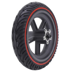Roue Trottinette Arrière Xiaomi Pro, Pro2 (Avec Pneu Noir Liseret Rouge 8.5 X2) -P2R-
