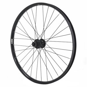 MTB Disc Wheel, Quick Release 27.5" Maxx 25 Tubeless Ready Rear Black Shimano Hub M475 Rotor 6 Holes 11-10-9V Compatible E-bike - All Terrain - Rim 25C 32 Spokes