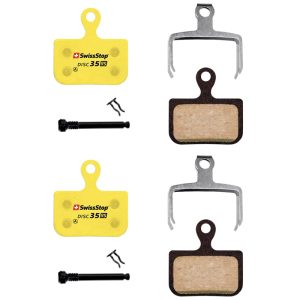 Plaquette De Frein Route - VTT Sram Red Et Force Etap Axs, Level Ultimate Et Tlm B1 (Swissstop Organic Silence - Disc 35Rs Pair & Fair) (2 Paires) - Compatible VAE