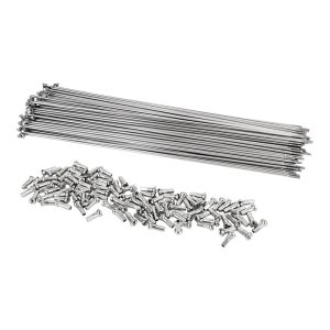 Rayon INOX Argent Velox Mach1 2 mm L 244 mm Tête Coudée Avec Écrou (Boite De 100)