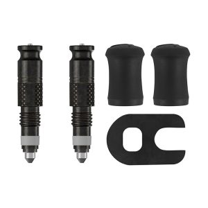 Adaptateur Valve De Pneu Tubeless Presta Vers Schwalbe Clik Valve Obus Demontable (Vendu A La Paire Sur Carte)