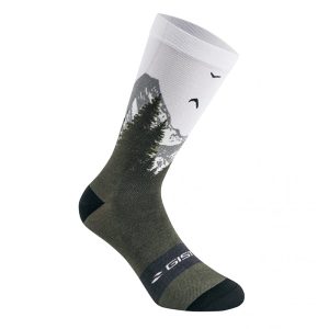 Chaussettes - Socquettes Été Gist Trendy Blanc Montagne 38-42 Ecologique - Hauteur 20 cm (Paire)