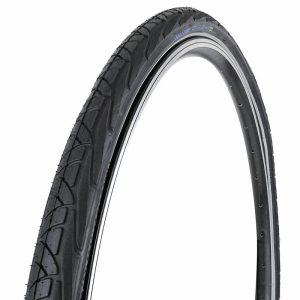 Pneu VTC Urbain 700 X 45 (29 X 1,75) Deli Ct Kruizer Renfort Anti-Crevaison Noir Tr (47-622) Flanc Reflex Compatible VAE
