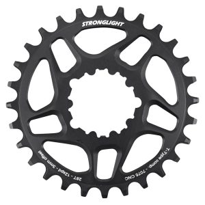 Plateau VTT Direct Mount Pour Sram Sx-Nx-Gx Stronglight Mono Alu Noir 28 dents - Deport 3 mm 12V.
