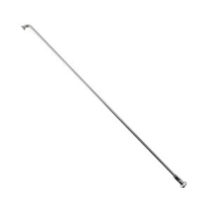 Rayon INOX Argent 2,6 mm L220 mm Tête Coudée Sapim Avec Écrou (Vendu A L'Unite)