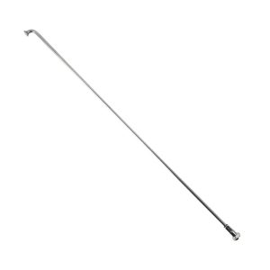 Rayon INOX Argent 2,6 mm L230 mm Tête Coudée Sapim Avec Écrou (Vendu A L'Unite)